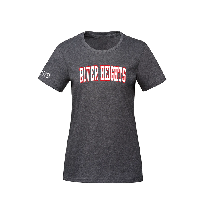 RIVER HEIGHTS VARSITY TEE (WOMENS)