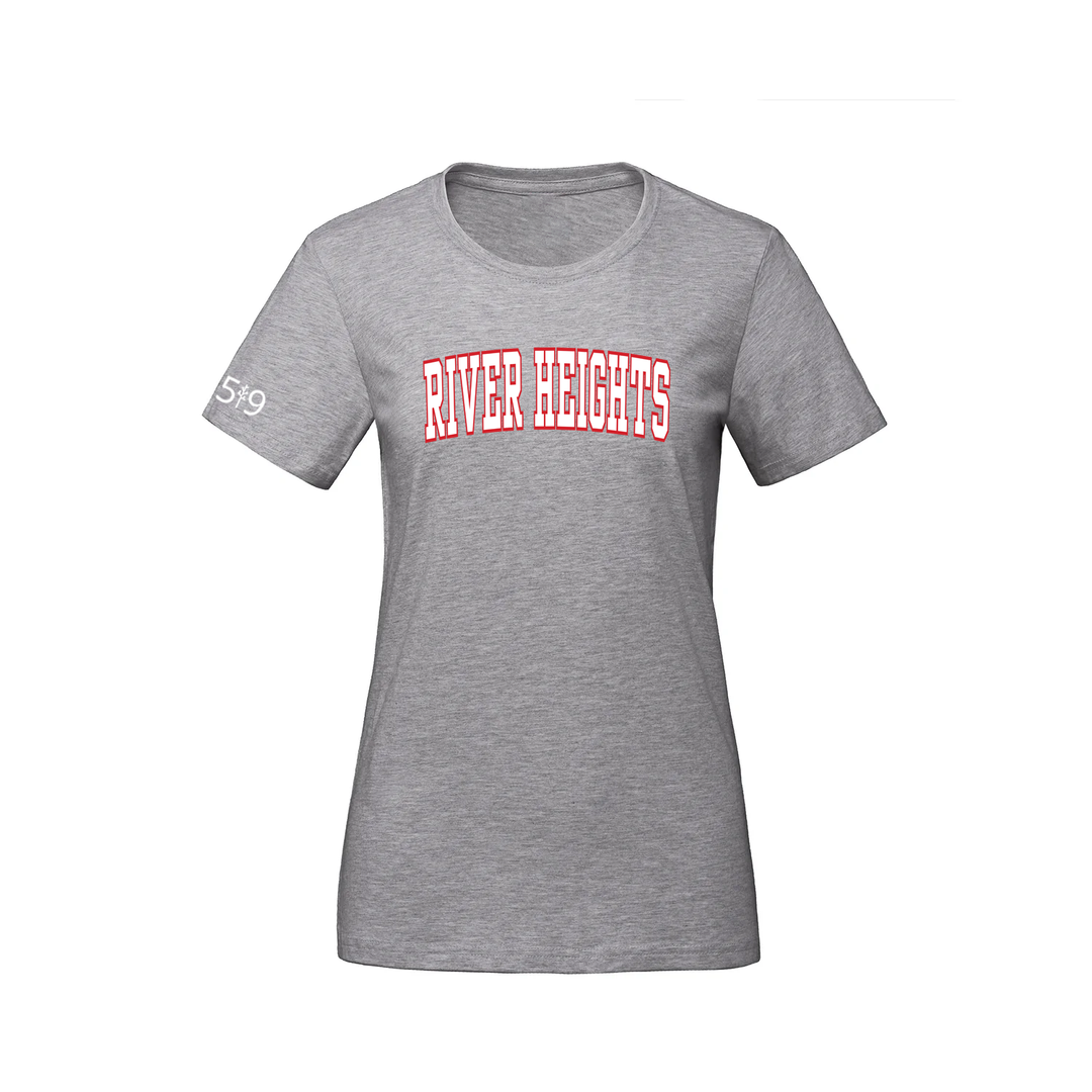 RIVER HEIGHTS VARSITY TEE (WOMENS)