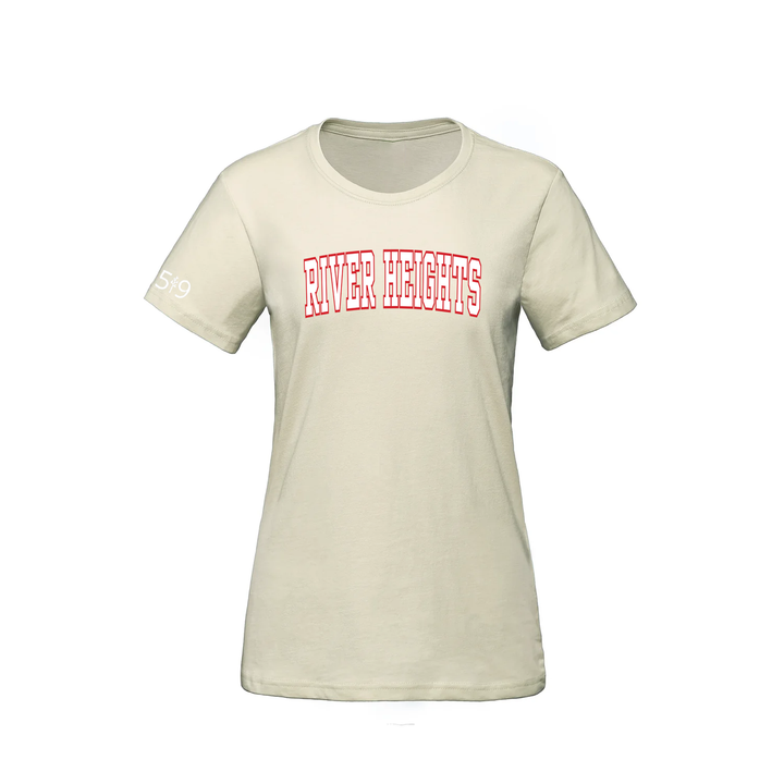 RIVER HEIGHTS VARSITY TEE (WOMENS)