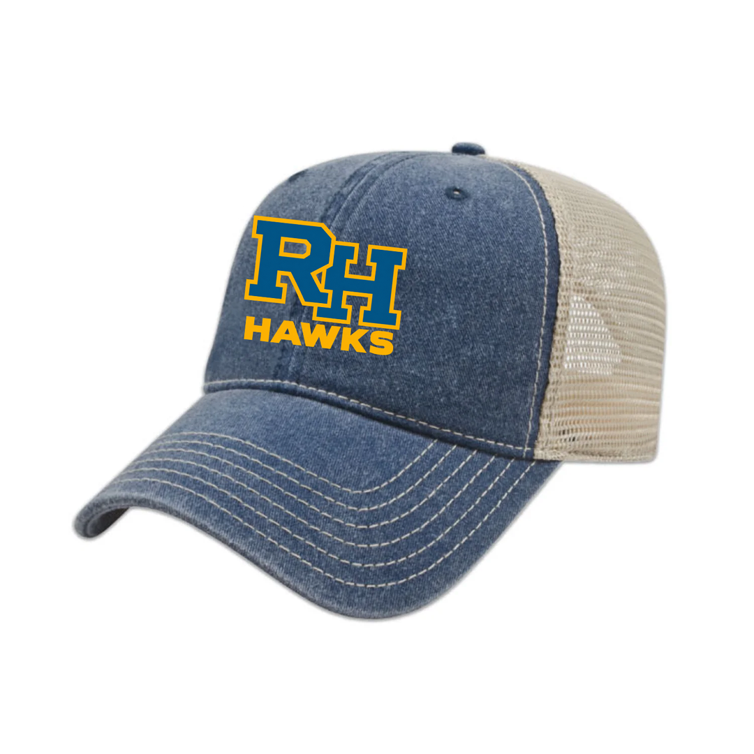 RICK HANSEN EMBROIDERED VINTAGE TRUCKER CAP
