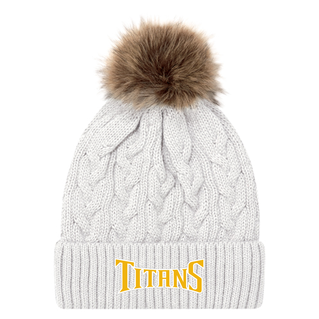 RMC TITANS EMBROIDERED FAUX FUR TOQUE