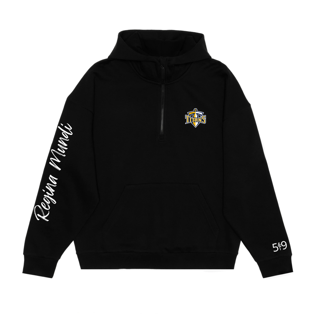RMC SIGNATURE SLEEVE SCUBA 1/2 ZIP HOODIE (UNISEX)