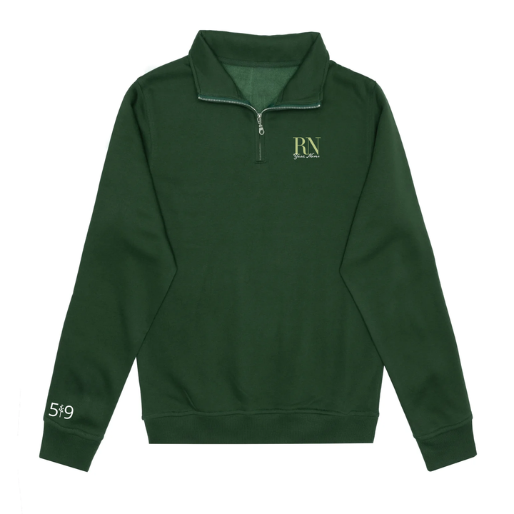 RN EMBROIDERED 1/4 ZIP (UNISEX)