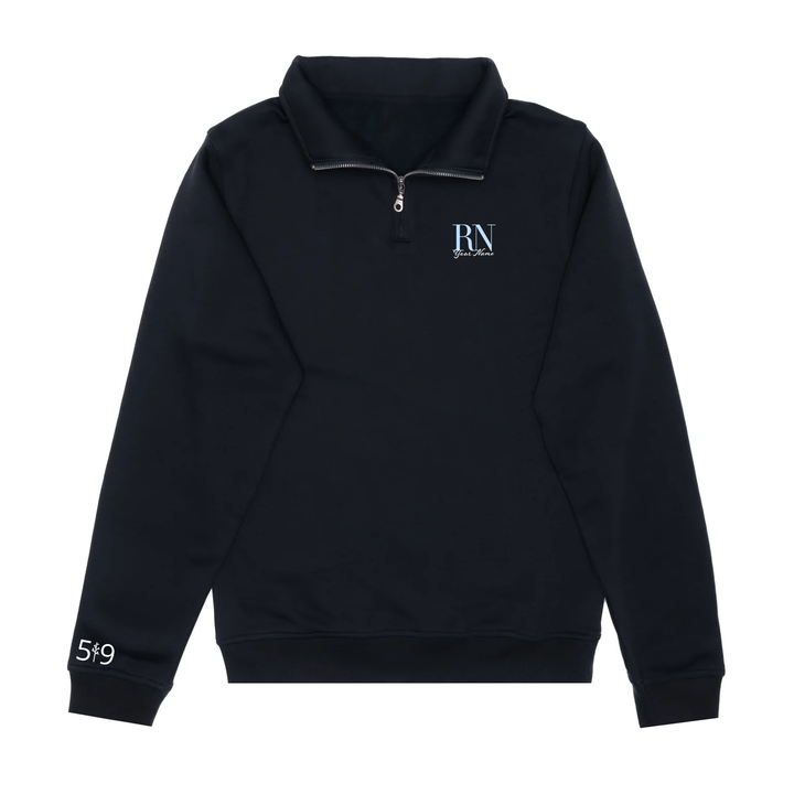RN EMBROIDERED 1/4 ZIP (UNISEX)