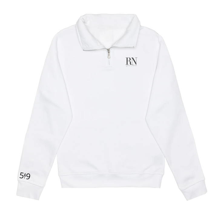 RN EMBROIDERED 1/4 ZIP (UNISEX)