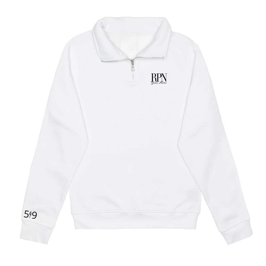 RPN EMBROIDERED 1/4 ZIP (UNISEX)