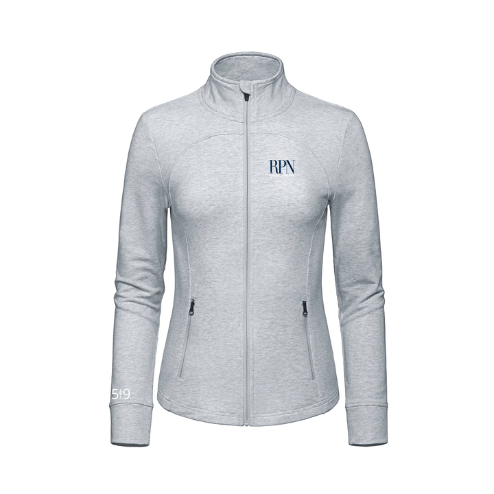RPN EMBROIDERED FRENCH TERRY ZIP-UP (WOMENS)