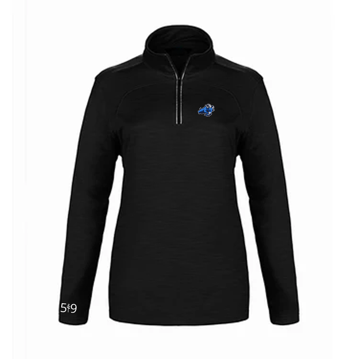 RIVERSIDE EMBROIDERED PREMIUM ATHLETIC 1/4 ZIP (WOMENS)