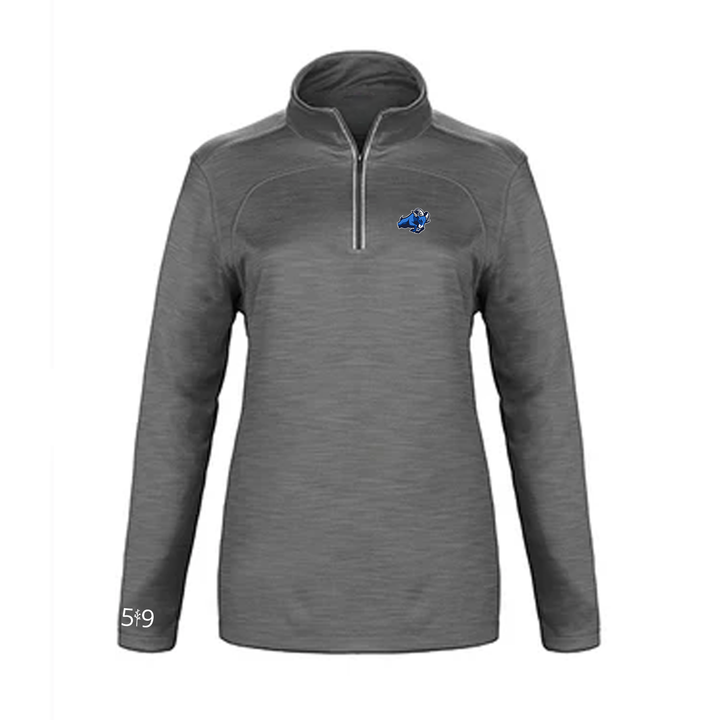 RIVERSIDE EMBROIDERED PREMIUM ATHLETIC 1/4 ZIP (WOMENS)