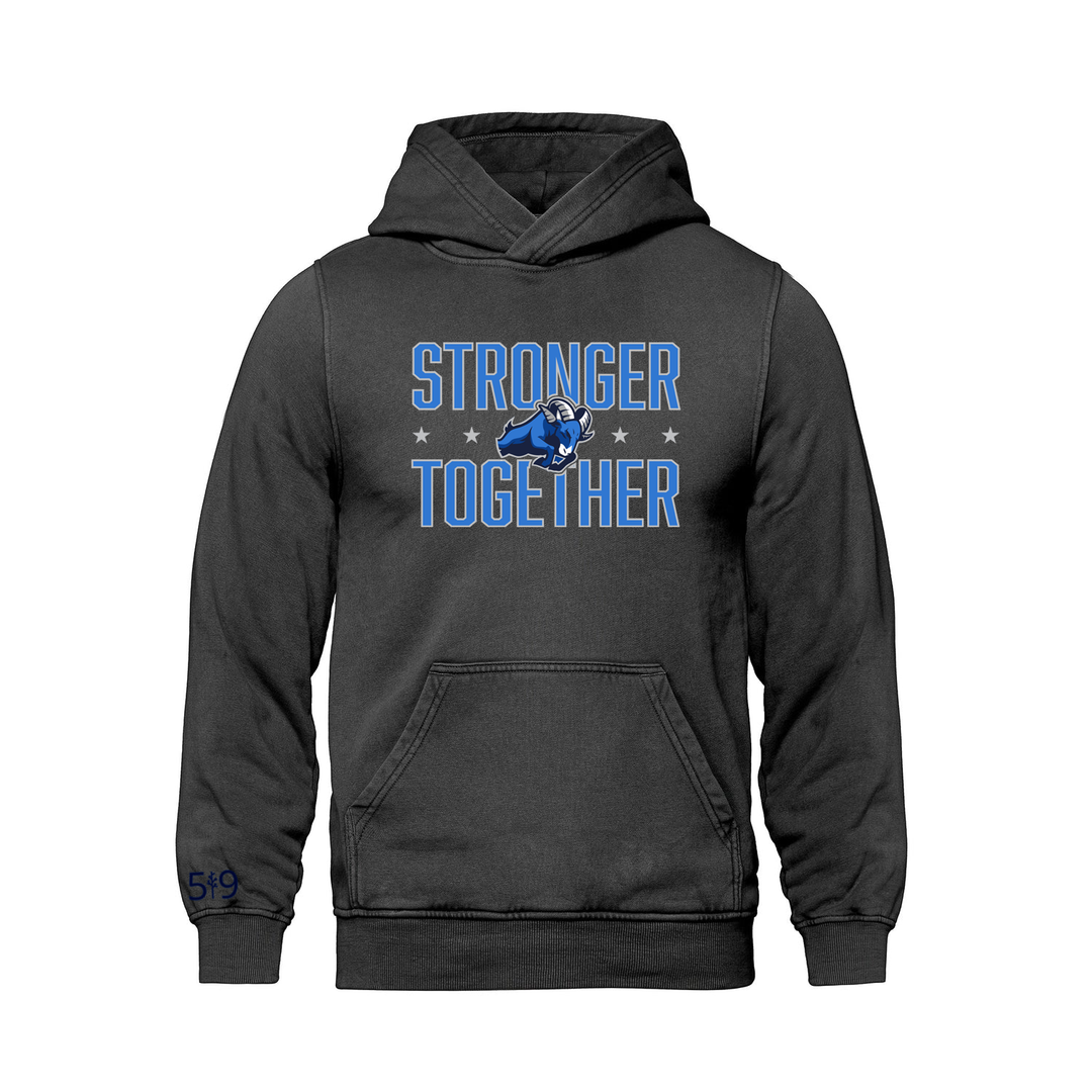 RIVERSIDE STRONGER TOGETHER RETRO HOODIE (UNISEX)
