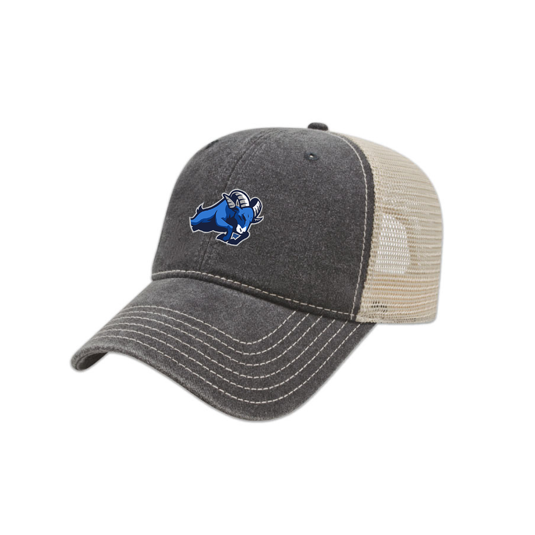 RIVERSIDE EMBROIDERED VINTAGE TRUCKER CAP – 519 Clothing Co.