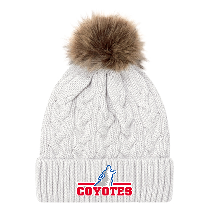 SIR ARTHUR CURRIE EMBROIDERED FAUX FUR TOQUE