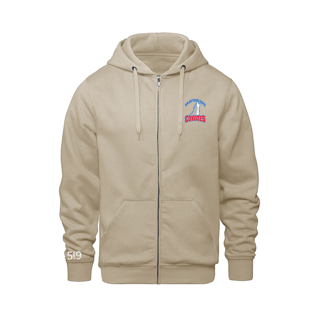 SIR ARTHUR CURRIE CREST ZIP-UP HOODIE (UNISEX)