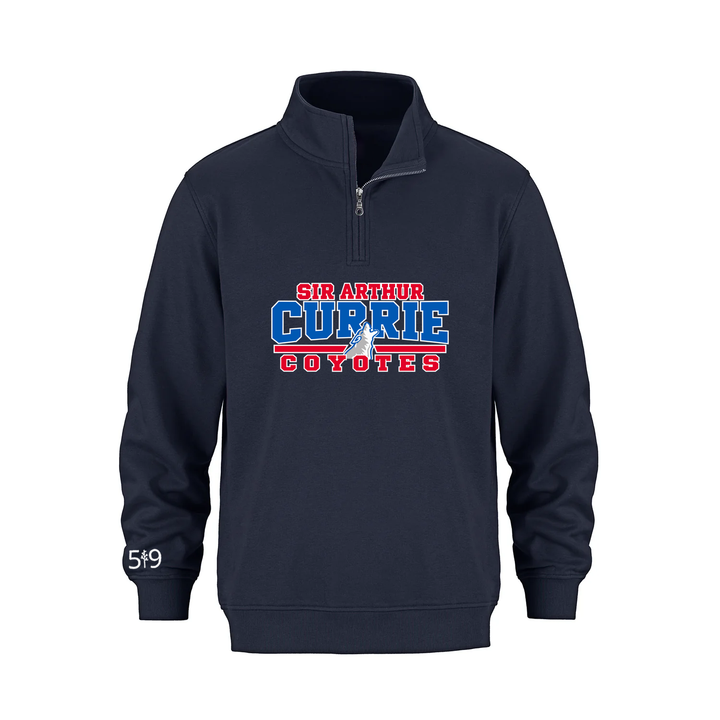 SIR ARTHUR CURRIE VARSITY 1/4 ZIP (UNISEX)