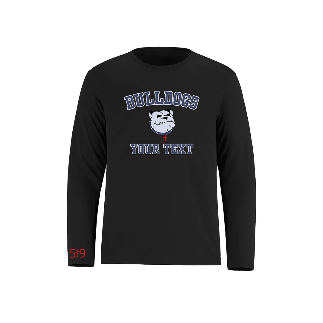 BULLDOGS CUSTOMIZABLE ATHLETIC LONG SLEEVE (UNISEX)
