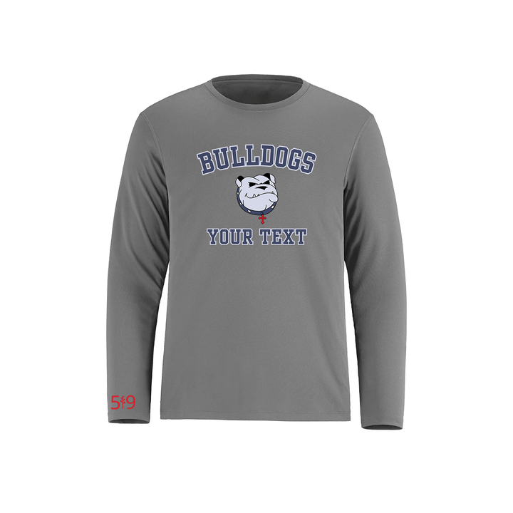 BULLDOGS CUSTOMIZABLE ATHLETIC LONG SLEEVE (UNISEX)