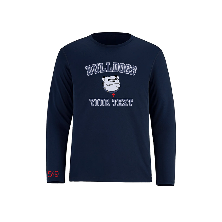 BULLDOGS CUSTOMIZABLE ATHLETIC LONG SLEEVE (UNISEX)