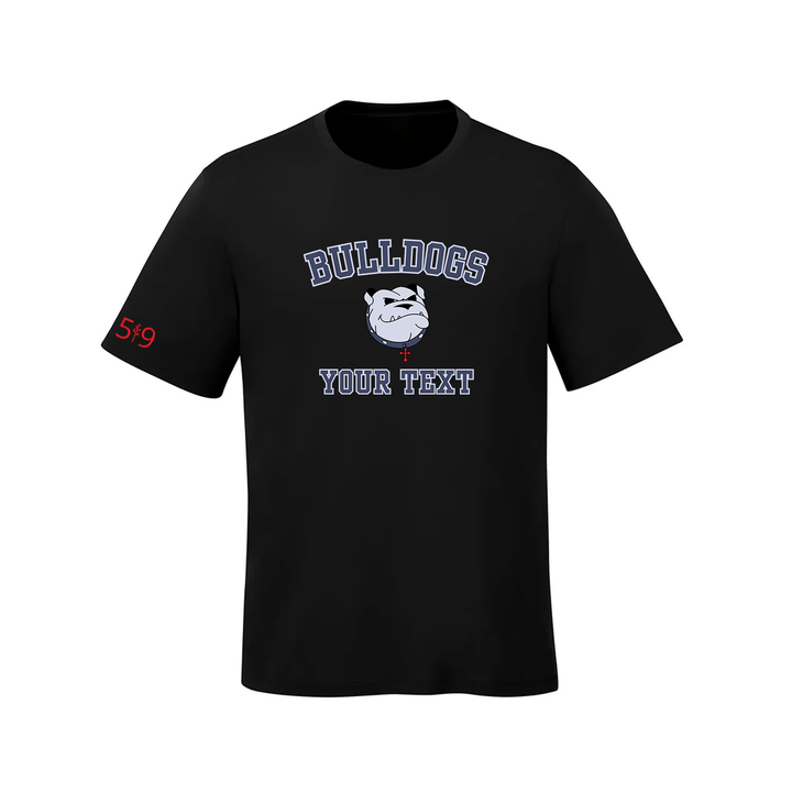 BULLDOGS CUSTOMIZABLE ATHLETIC TEE (MENS)