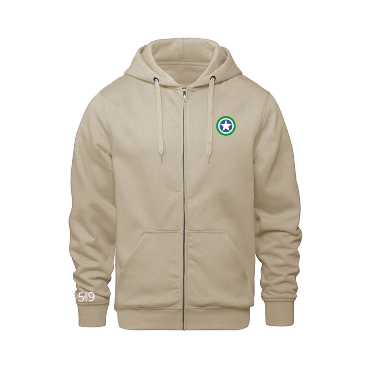 SPRINGBANK EMBROIDERED ZIP-UP HOODIE (UNISEX)