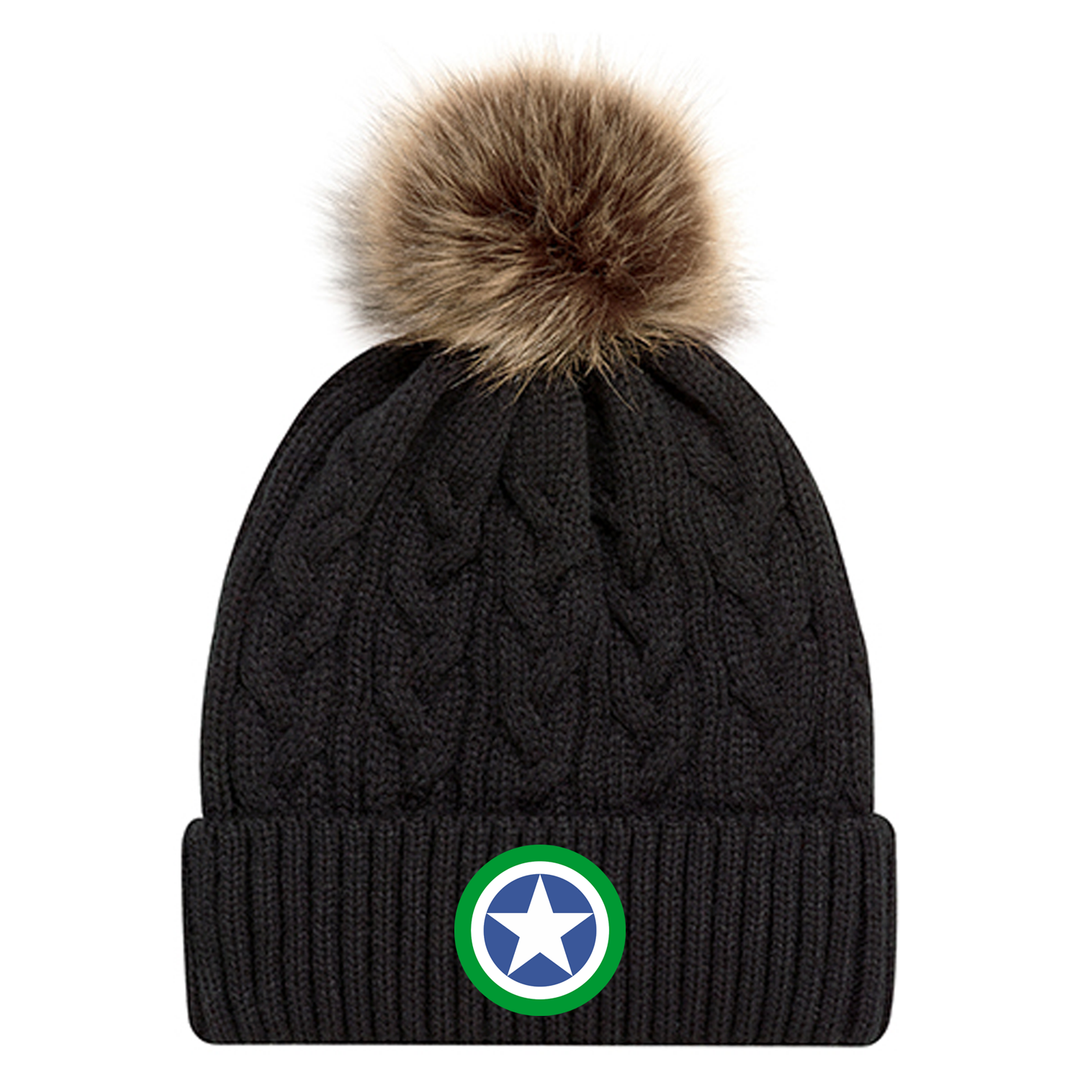 SPRINGBANK EMBROIDERED FAUX FUR TOQUE