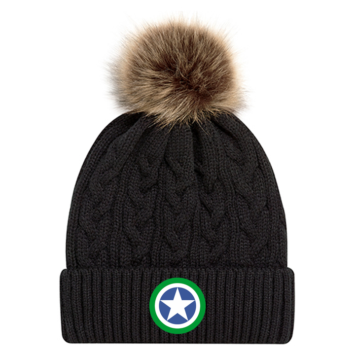 SPRINGBANK EMBROIDERED FAUX FUR TOQUE