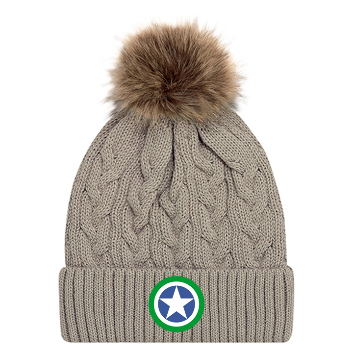 SPRINGBANK EMBROIDERED FAUX FUR TOQUE