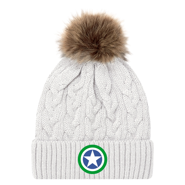 SPRINGBANK EMBROIDERED FAUX FUR TOQUE
