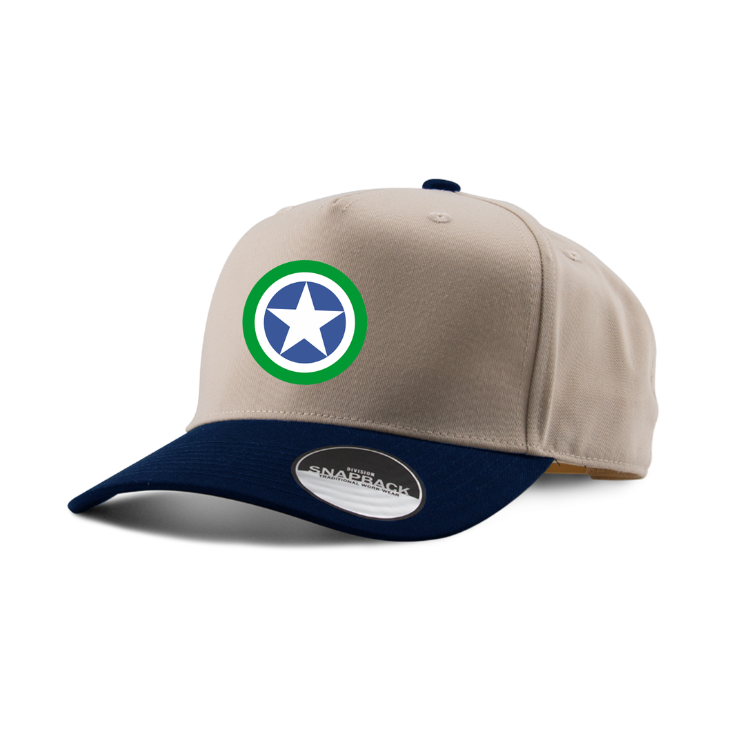 SPRINGBANK EMBROIDERED TWO-TONE PANEL CAP