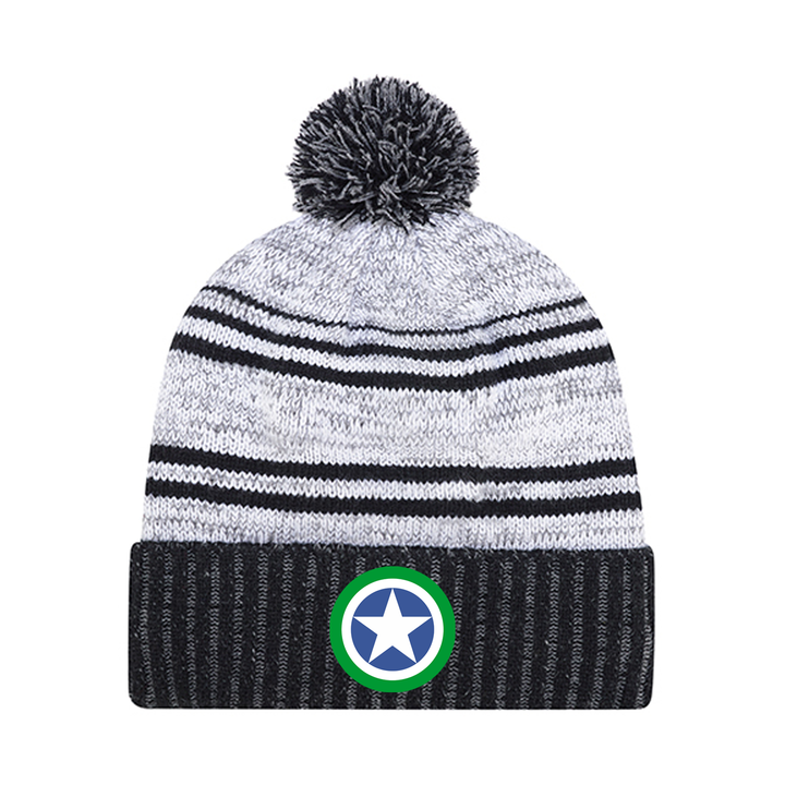 SPRINGBANK EMBROIDERED POM-POM TOQUE