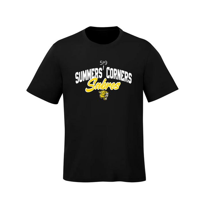 SUMMERS' CORNER SABRES ATHLETIC TEE (MENS)