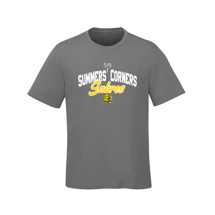 SUMMERS' CORNER SABRES ATHLETIC TEE (MENS)