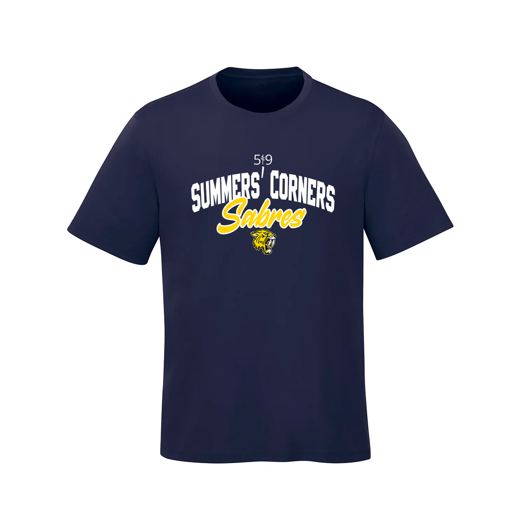 SUMMERS' CORNER SABRES ATHLETIC TEE (MENS)