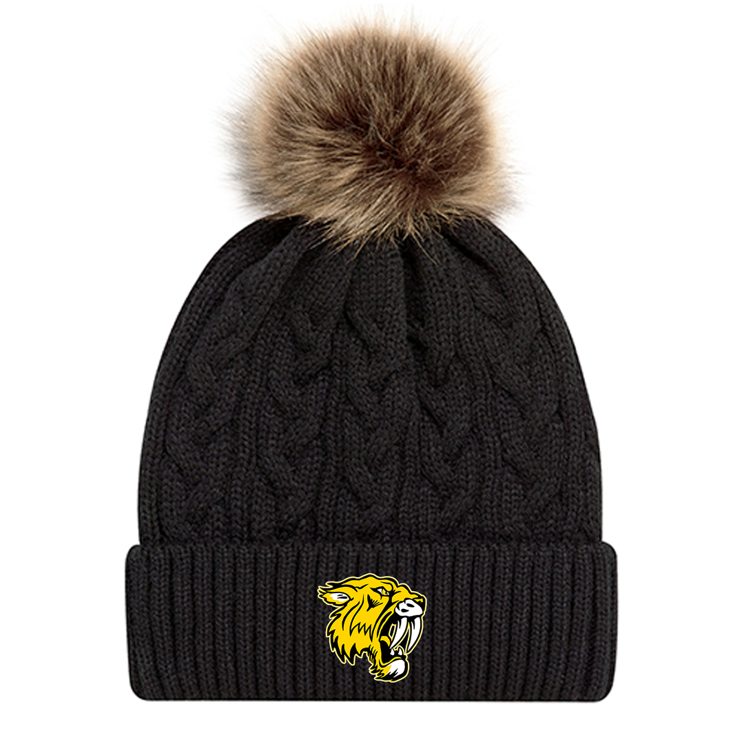 SUMMERS' CORNERS EMBROIDERED FAUX FUR TOQUE