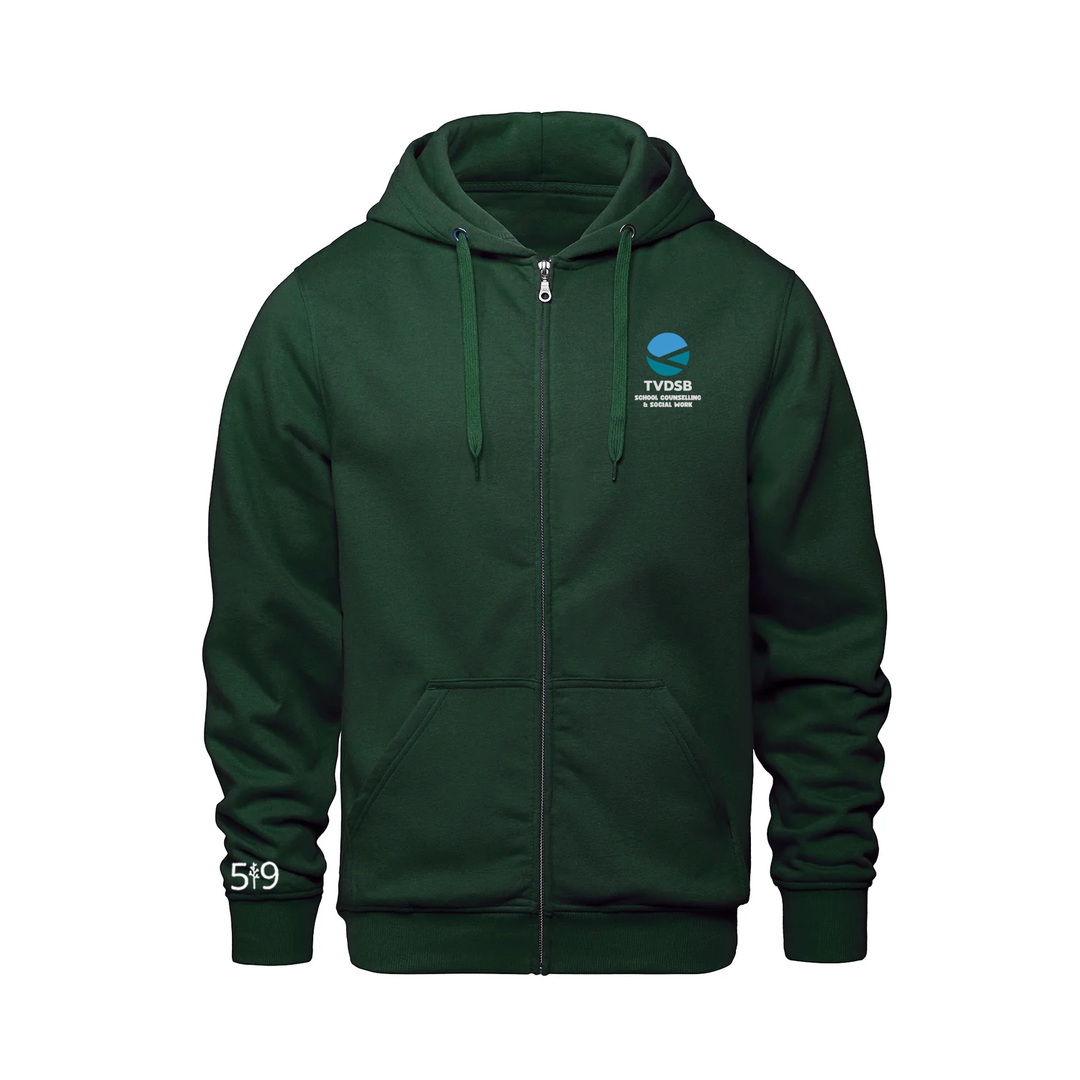 SCHOOL COUNSELLING AND SOCIAL WORK EMBROIDERED ZIP-UP (UNISEX)