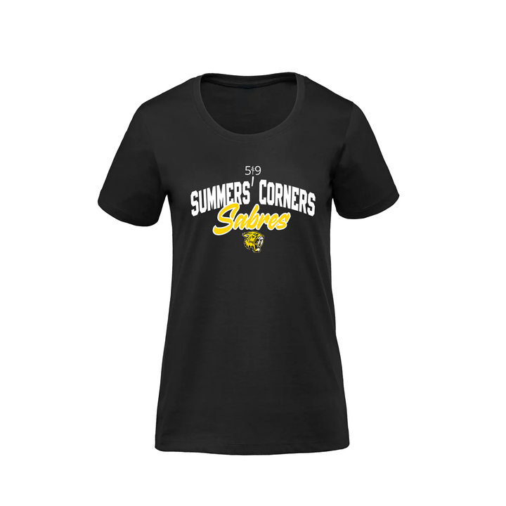 SUMMERS' CORNER SABRES PREMIUM TEE (WOMENS)