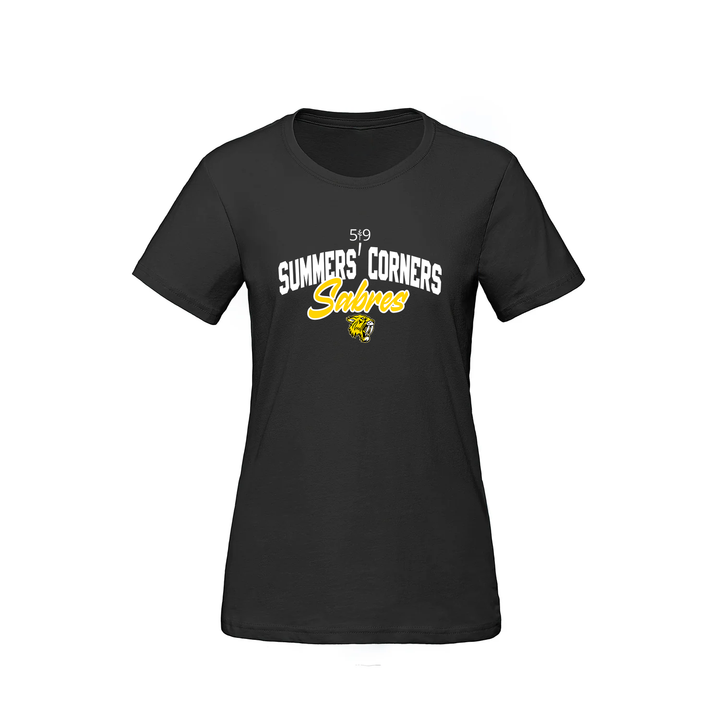 SUMMERS' CORNER SABRES TEE (WOMENS)