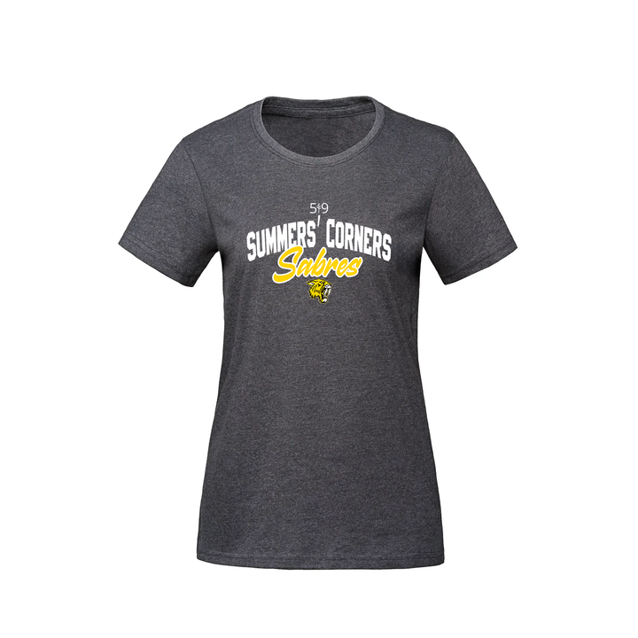 SUMMERS' CORNER SABRES TEE (WOMENS)