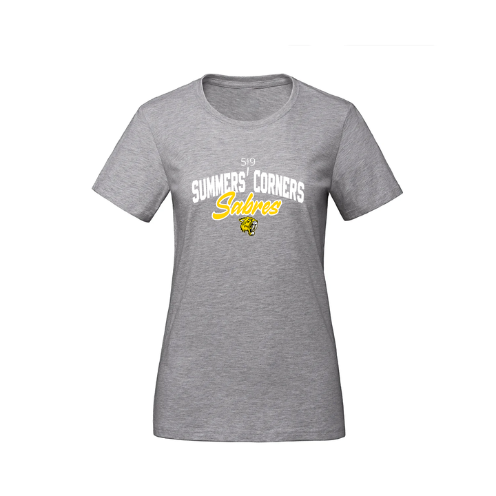 SUMMERS' CORNER SABRES TEE (WOMENS)
