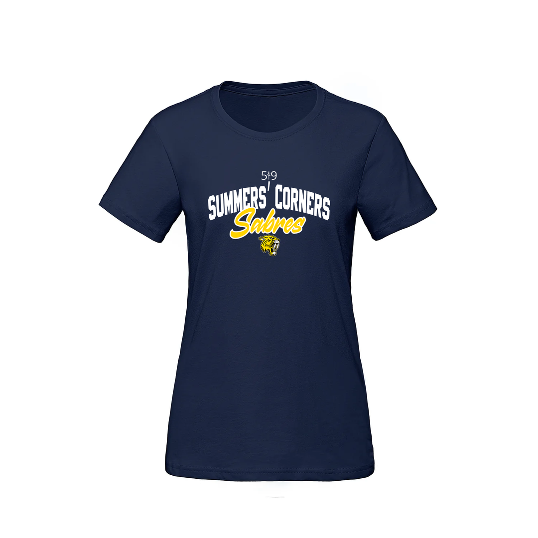 SUMMERS' CORNER SABRES TEE (WOMENS)