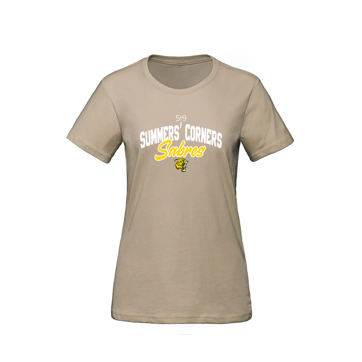 SUMMERS' CORNER SABRES TEE (WOMENS)