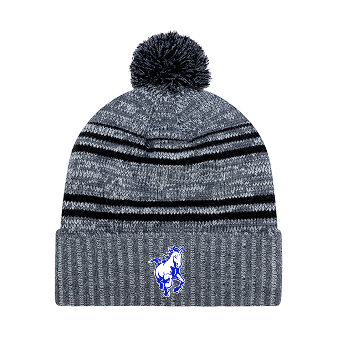 SDPS STAMPEDERS EMBROIDERED POM-POM TOQUE