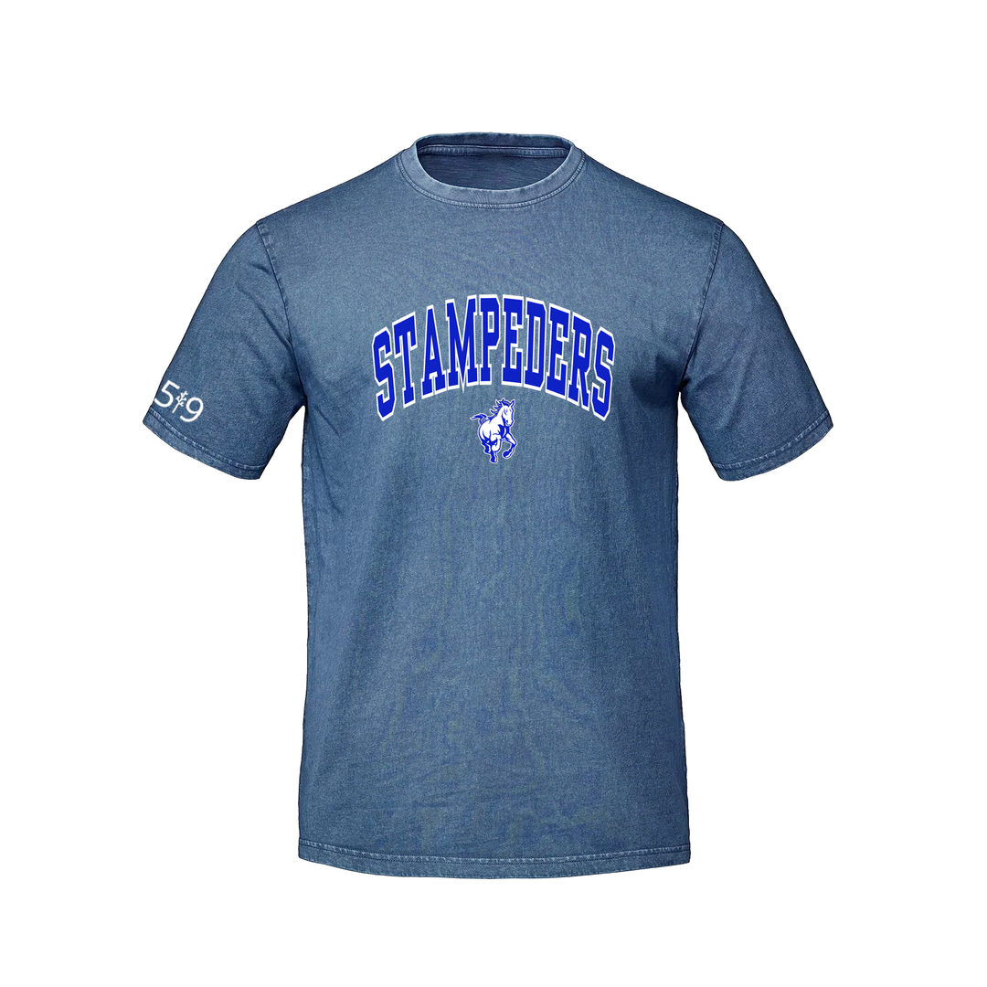 SDPS STAMPEDERS VARSITY RETRO TEE (UNISEX)