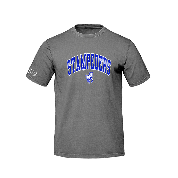 SDPS STAMPEDERS VARSITY RETRO TEE (UNISEX)