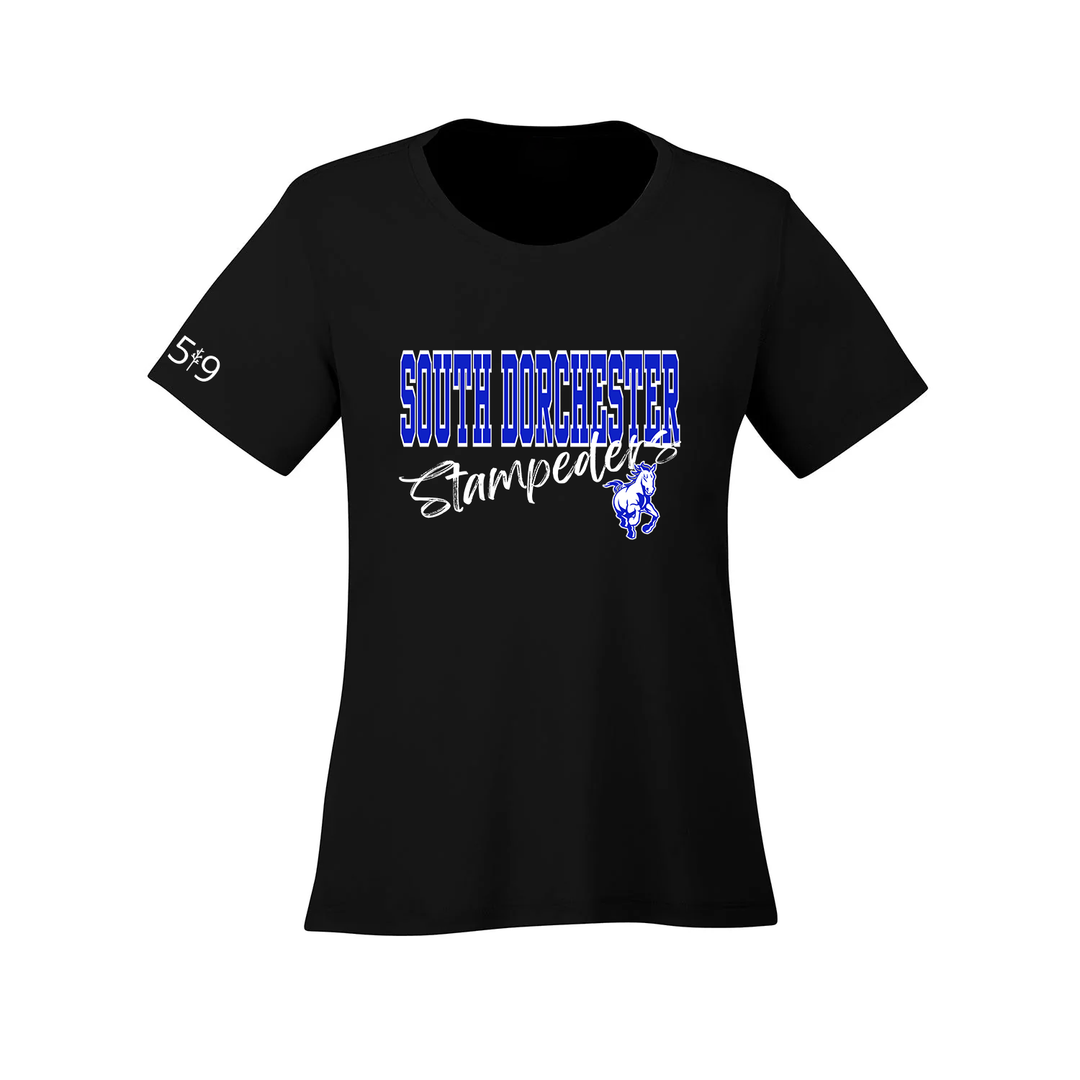 SDPS STAMPEDERS SIGNATURE ATHLETIC TEE (WOMEN)