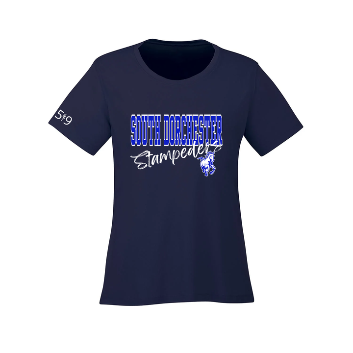 SDPS STAMPEDERS SIGNATURE ATHLETIC TEE (WOMEN)