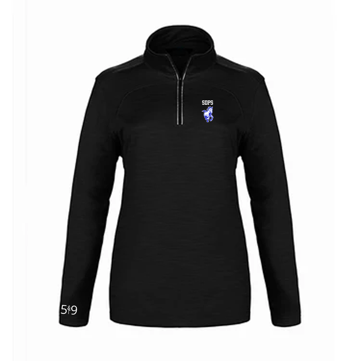 SOUTH DORCHESTER EMBROIDERED PREMIUM ATHLETIC 1/4 ZIP (WOMENS)