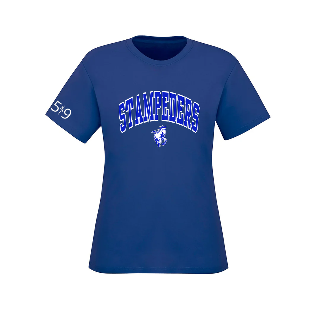 SDPS STAMPEDERS VARSITY TEE (WOMENS)