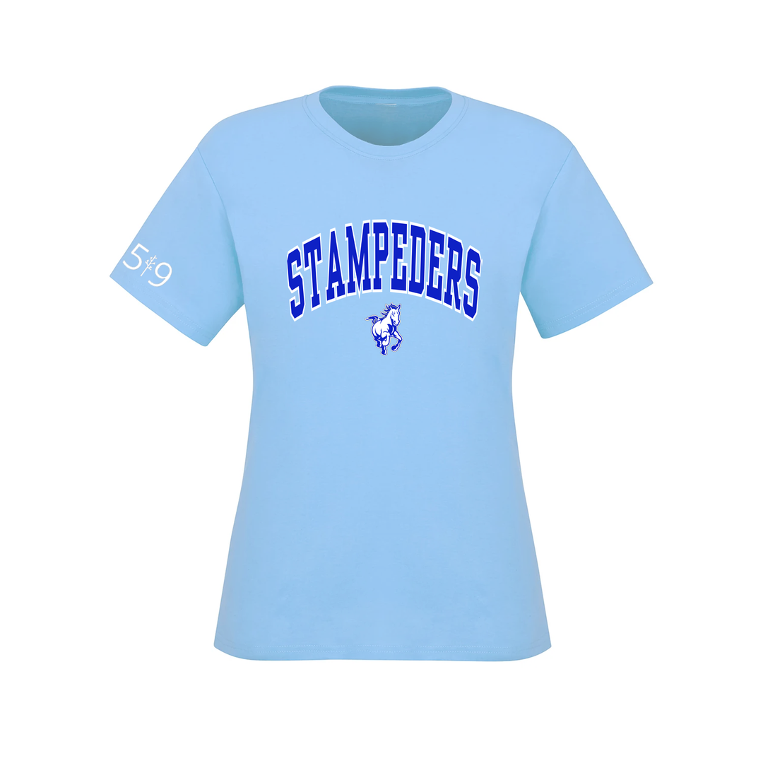 SDPS STAMPEDERS VARSITY TEE (WOMENS)
