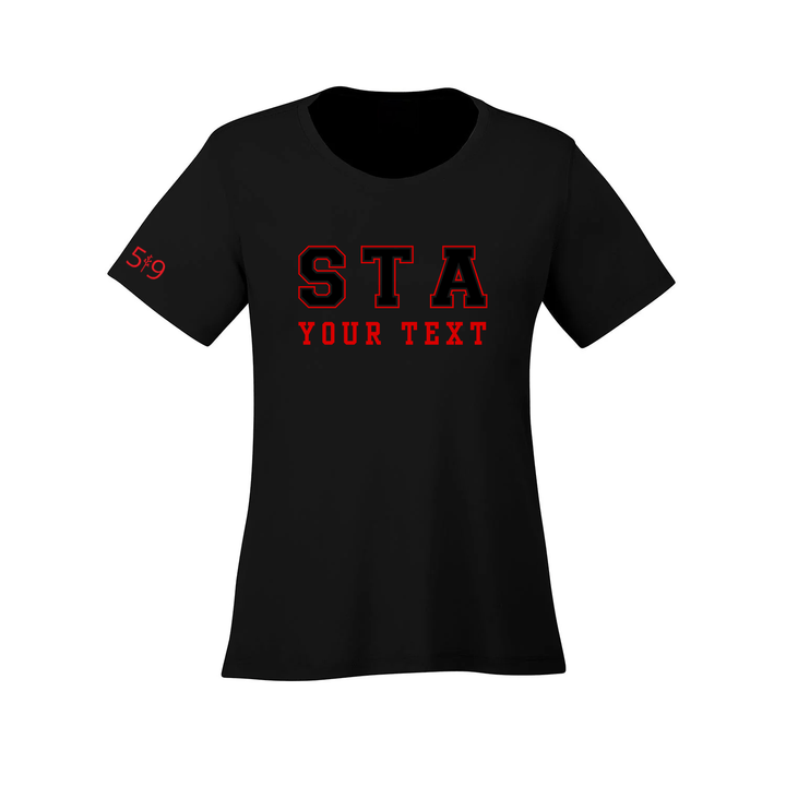 STA CUSTOMIZABLE ATHLETIC TEE (WOMENS)