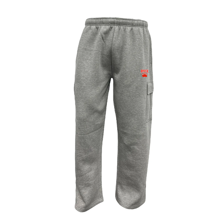SIR ISAAC BROCK EMBROIDERED CARGO SWEATPANTS (UNISEX)